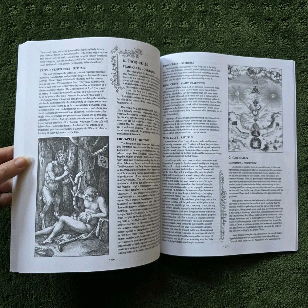 RPGPundit Book Lot Dark‎ Albion Lion & Dragon Medieval Grim Fantasy Roleplaying
